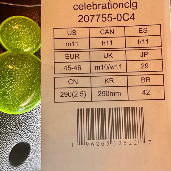 Disney Rainbow Pride Celebration Crocs, NWT, size 11. Unisex. - Picture 5 of 5